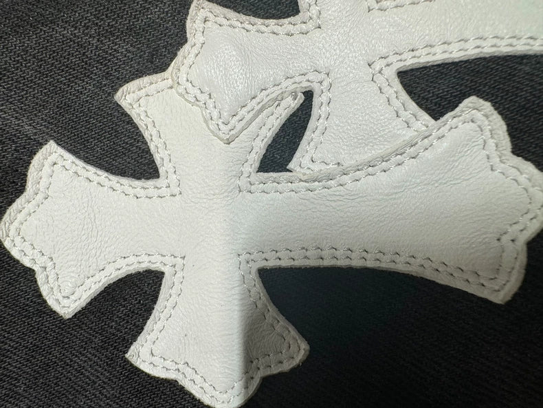 Chrome Hearts x Levi's 501 Leather Patch Jeans-yf