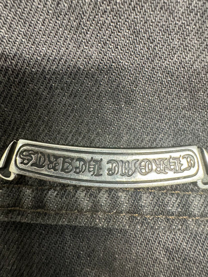 Chrome Hearts x Levi's 501 Leather Patch Jeans-yf