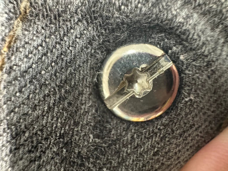 Chrome Hearts x Levi's 501 Leather Patch Jeans-yf