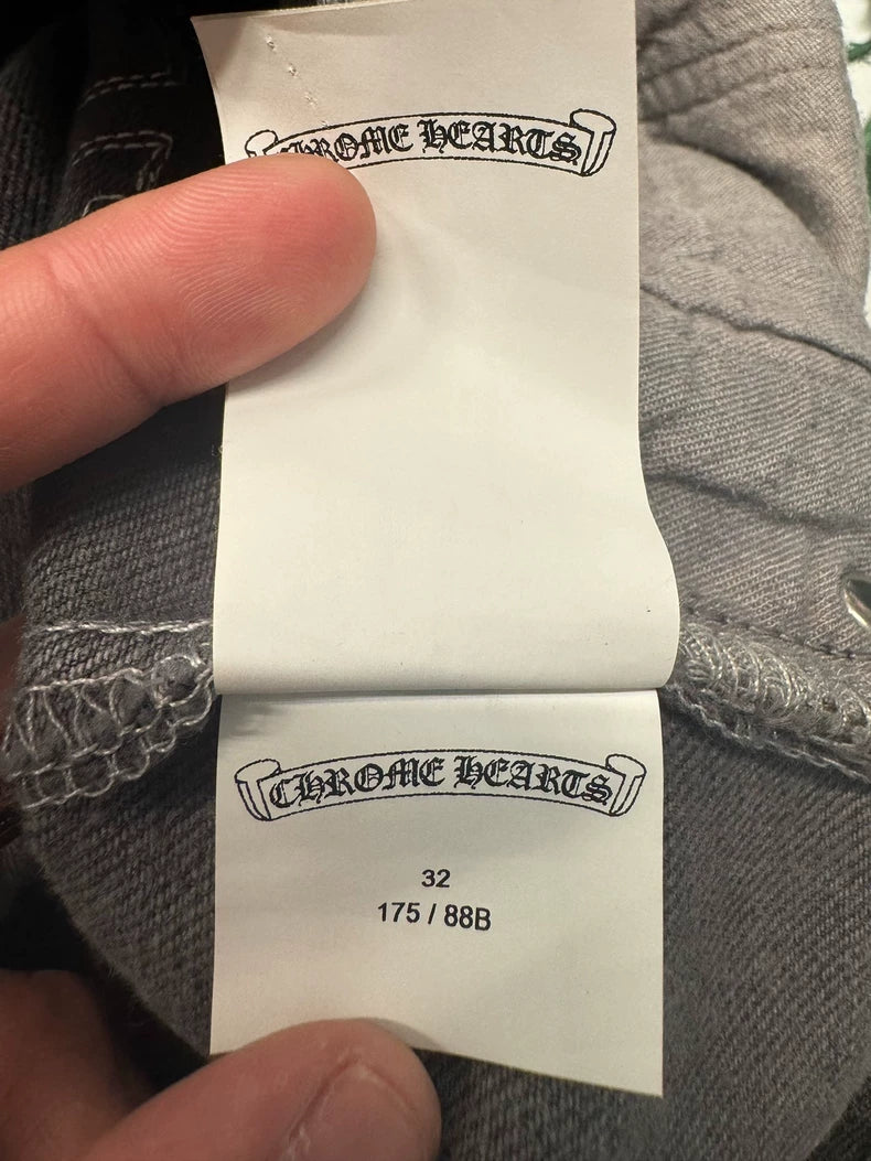 Chrome Hearts x Levi's 501 Leather Patch Jeans-yf