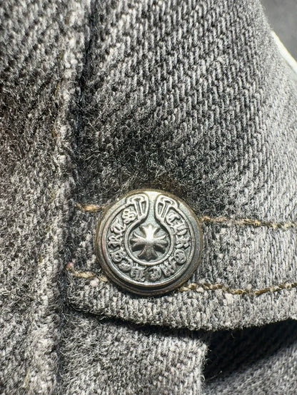 Chrome Hearts x Levi's 501 Leather Patch Jeans-yf