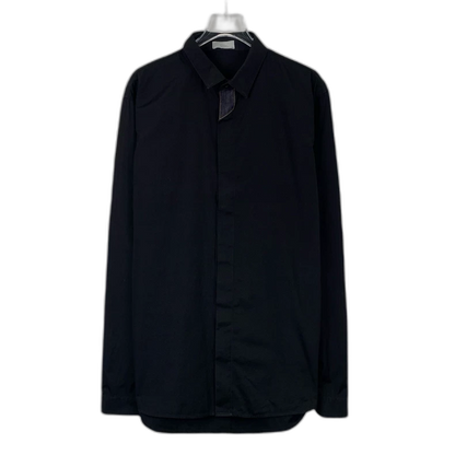 Black Cotton Long Sleeve Shirt by Dior