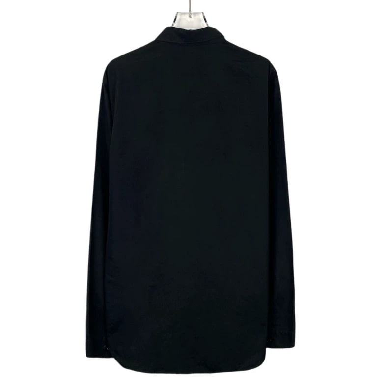 Black Cotton Long Sleeve Shirt by Dior