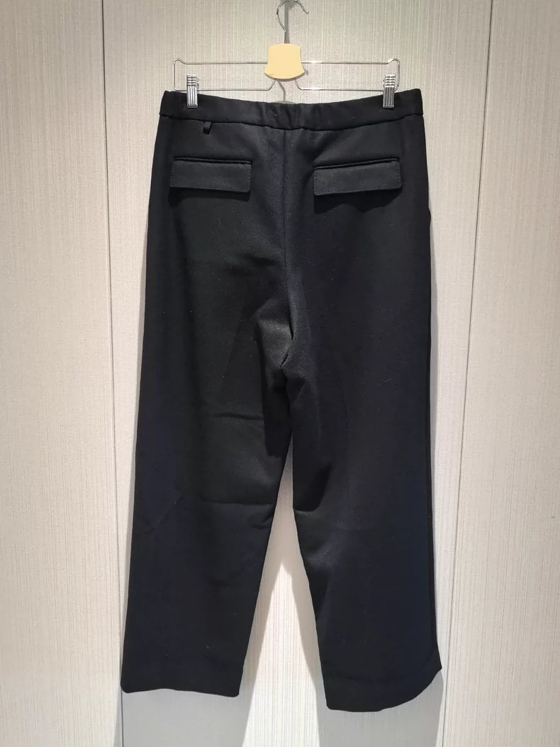 The RERACS Wool Pants in Black