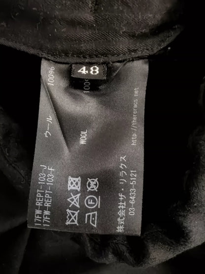 The RERACS Wool Pants in Black