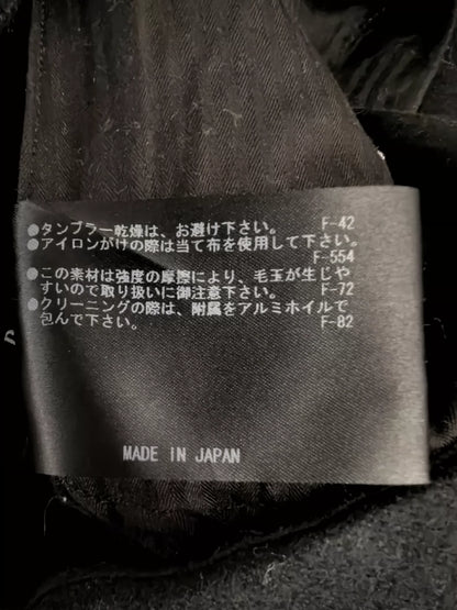 The RERACS Wool Pants in Black