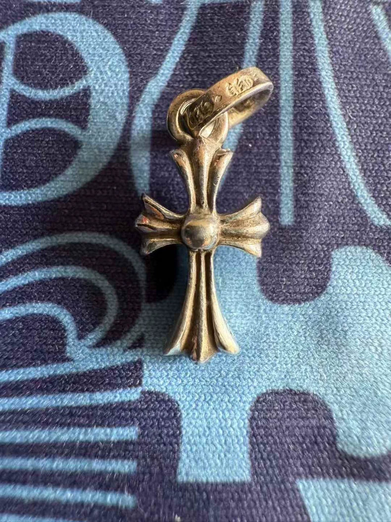 Chrome Hearts 925 Silver Cross Pendant-yf