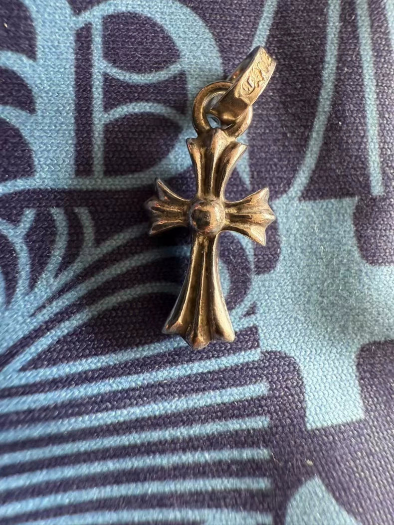 Chrome Hearts 925 Silver Cross Pendant-yf