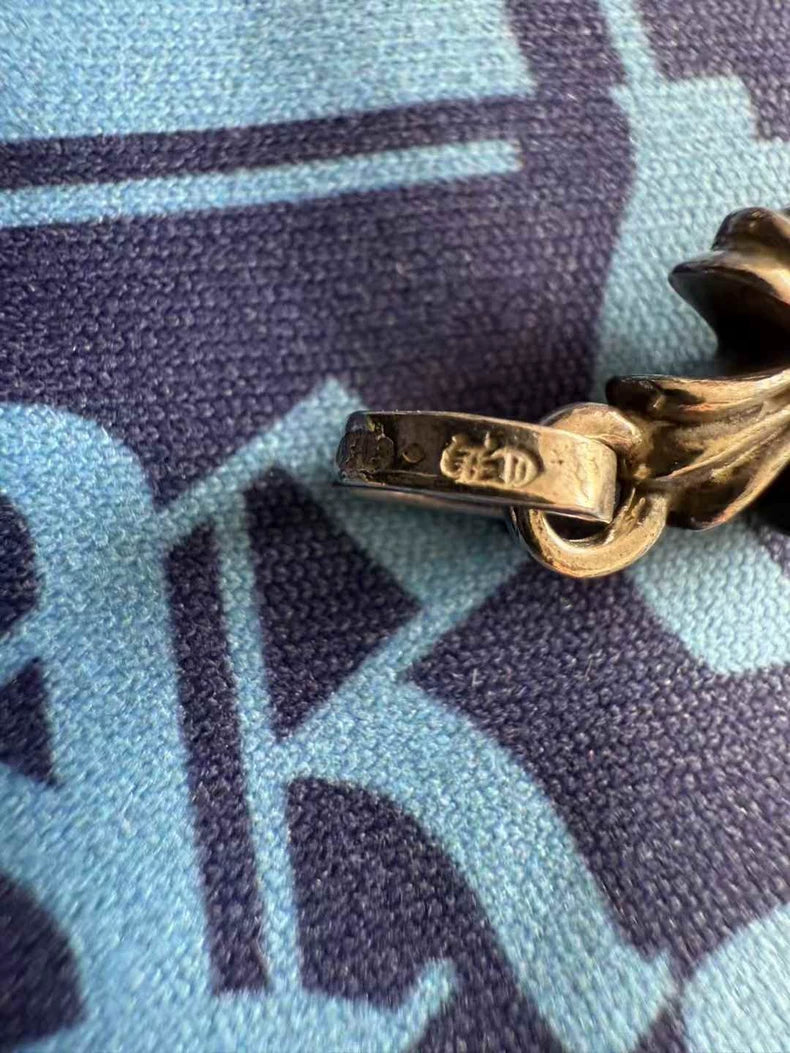 Chrome Hearts 925 Silver Cross Pendant-yf