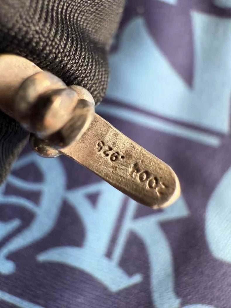 Chrome Hearts 925 Silver Cross Pendant-yf