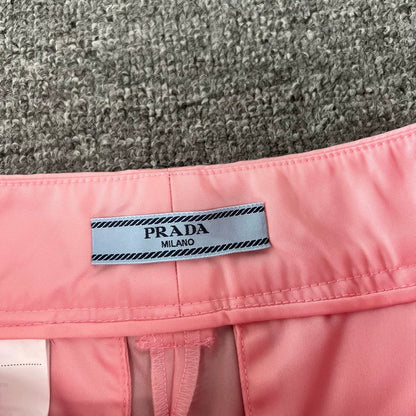 Prada Triangle Logo Pink Shorts