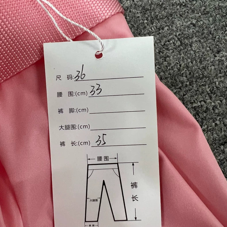 Prada Triangle Logo Pink Shorts