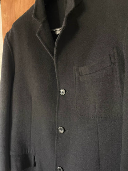 90s Yohji Yamamoto Black Wool Jacket