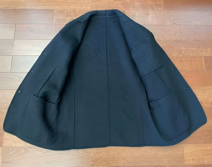 90s Yohji Yamamoto Black Wool Jacket