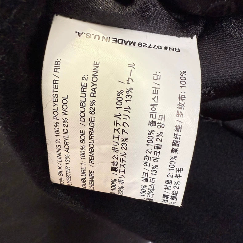 Chrome Hearts Black Leather MA1 Jacket