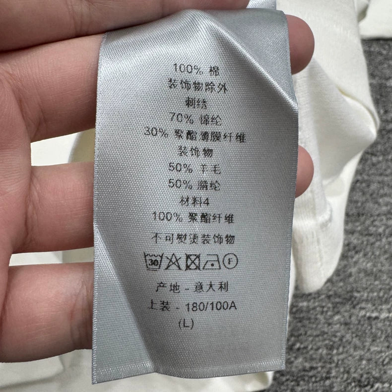 Dior Limited Edition White Polo Shirt-zp