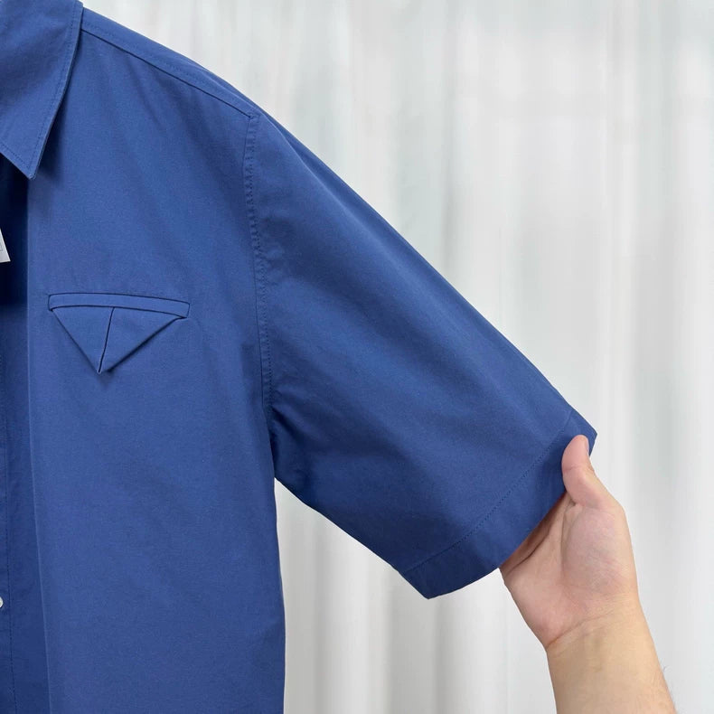 Bottega Veneta Side Weave Triangle Short Shirt-yf