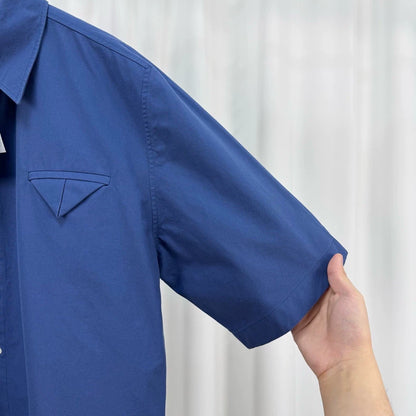 Bottega Veneta Side Weave Triangle Short Shirt-yf