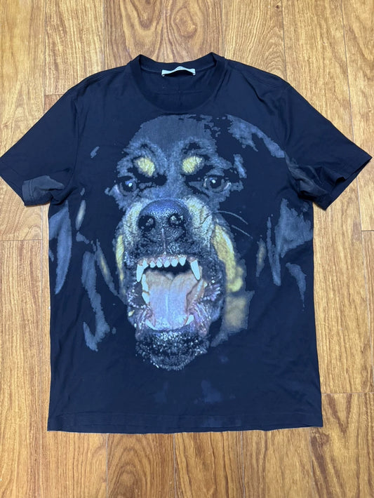 Givenchy Rottweiler Print Short Sleeve T-Shirt