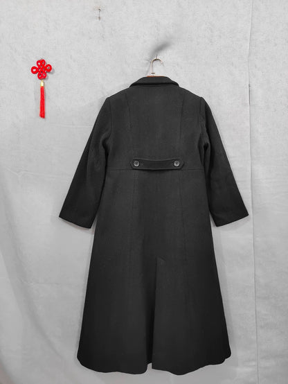 Dior Long Black Wool Coat for Women