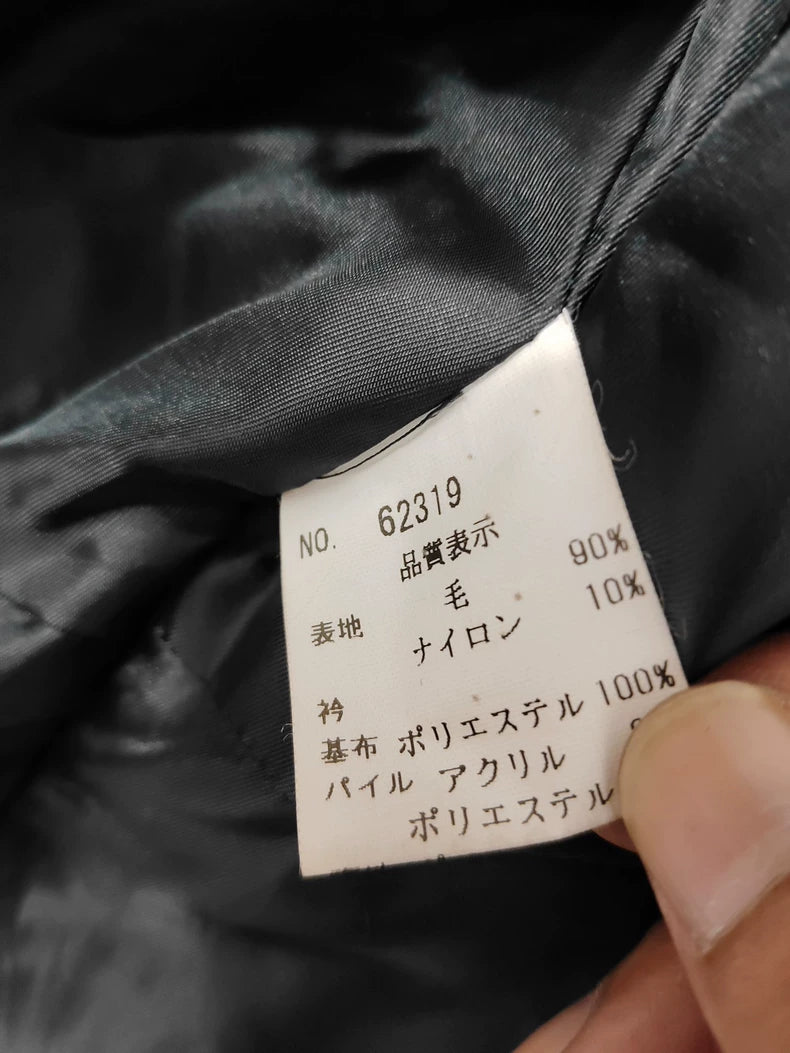 Dior Long Black Wool Coat for Women