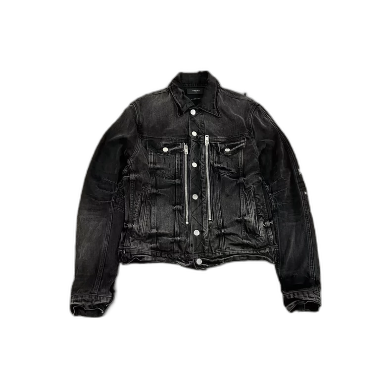 Amiri Mx2 Floral Denim Jacket Size S