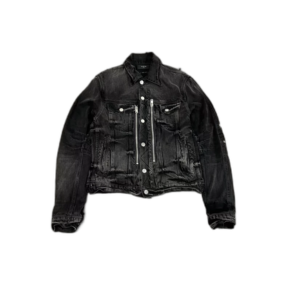 Amiri Mx2 Floral Denim Jacket Size S