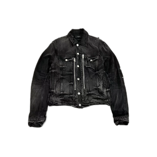 Amiri Mx2 Floral Denim Jacket Size S