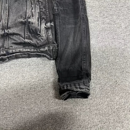 Amiri Mx2 Floral Denim Jacket Size S