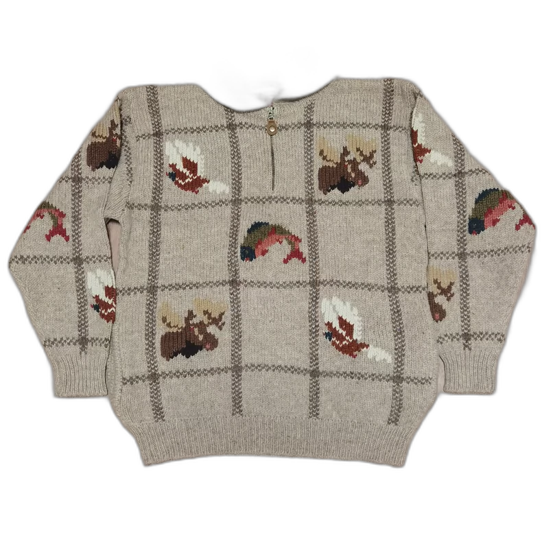 90s LL Bean Half-Zip Sweater