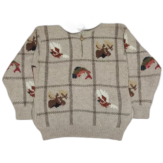 90s LL Bean Half-Zip Sweater