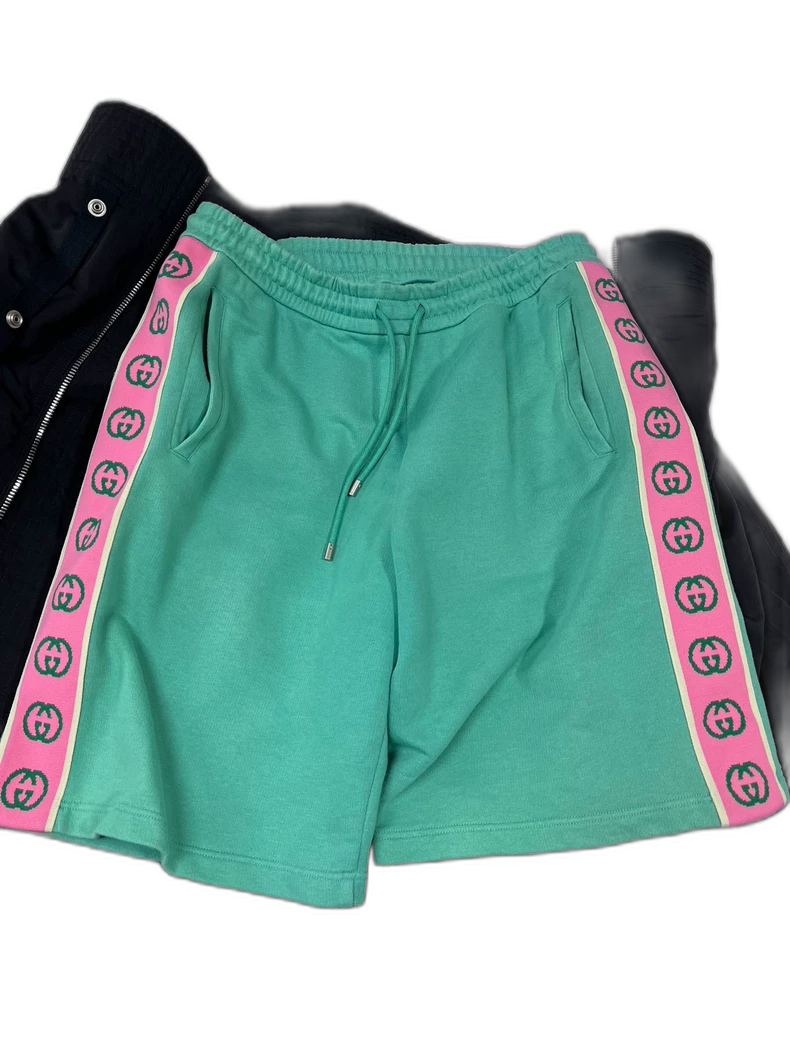 Gucci Green Drawstring Shorts Size L