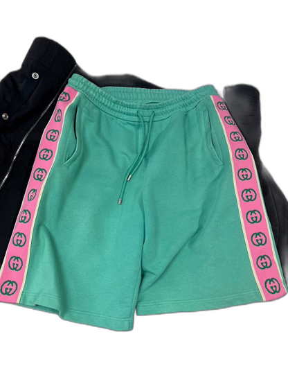 Gucci Green Drawstring Shorts Size L