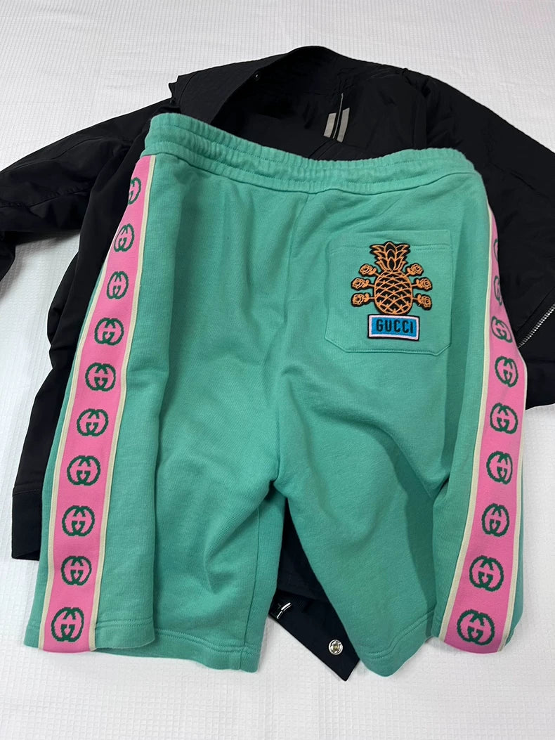 Gucci Green Drawstring Shorts Size L