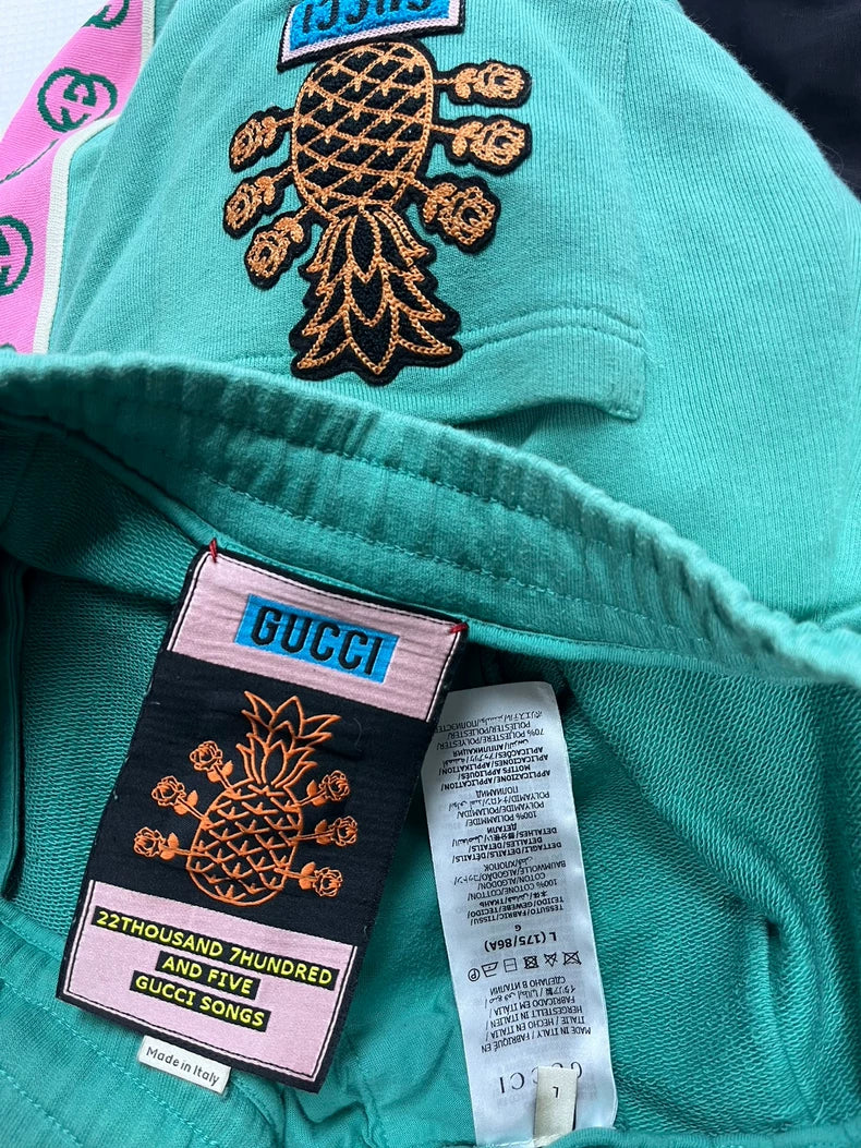 Gucci Green Drawstring Shorts Size L