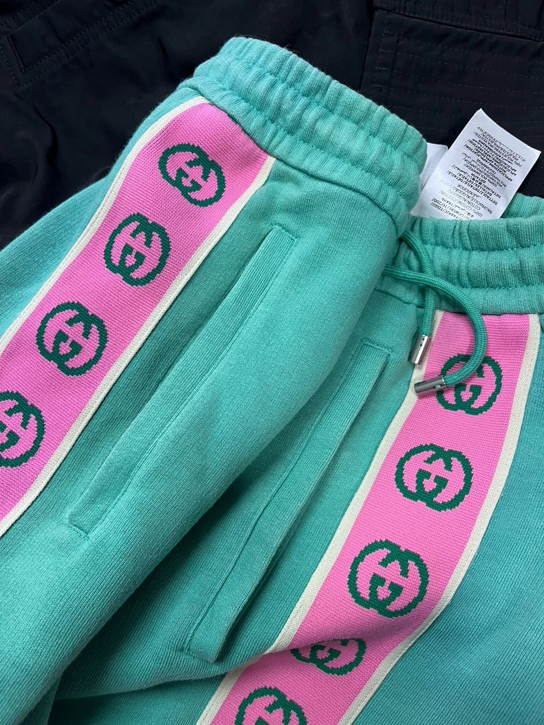 Gucci Green Drawstring Shorts Size L