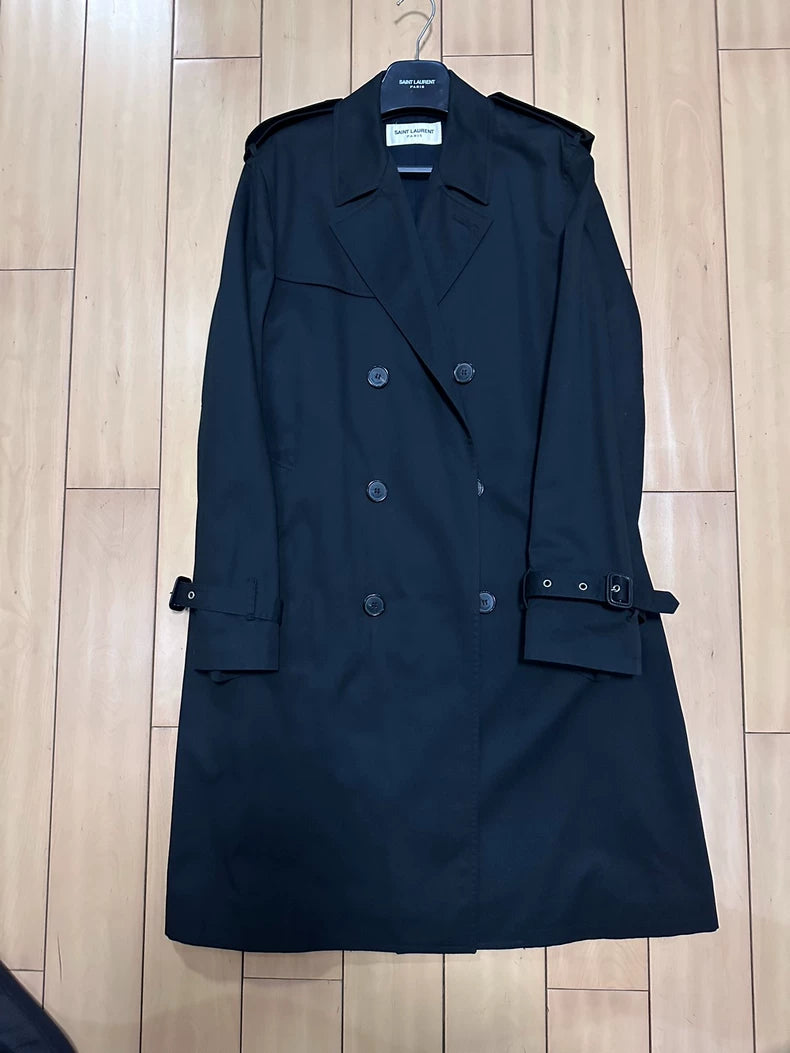 Saint Laurent Men's Stylish Trench Coat