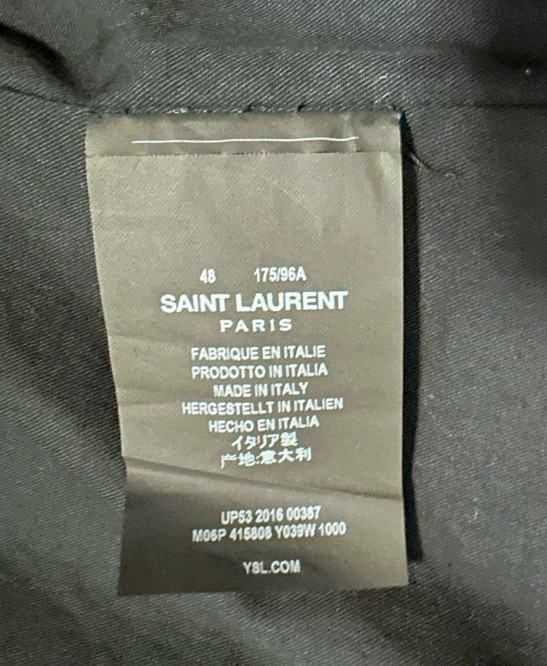 Saint Laurent Men's Stylish Trench Coat