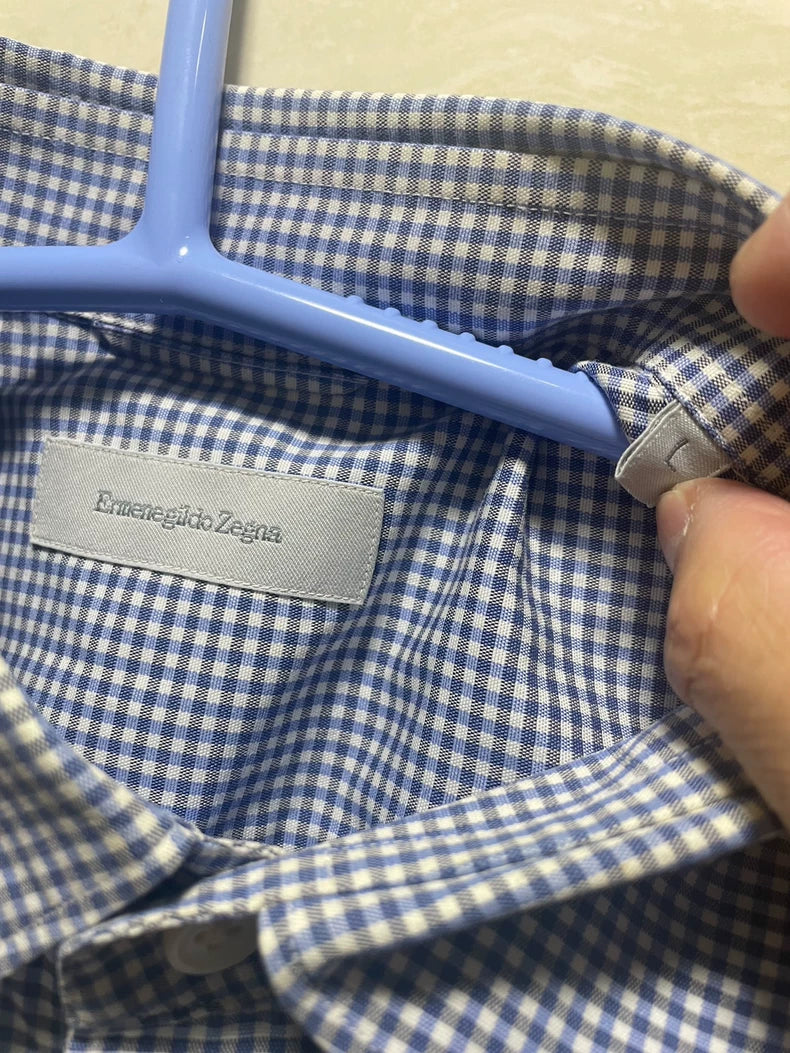 Ermenegildo Zegna Cotton Short Sleeve Shirt