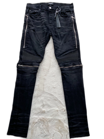 Amiri Black MX2 Stitch Denim Pants