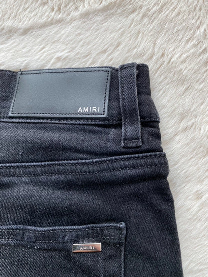 Amiri Black MX2 Stitch Denim Pants