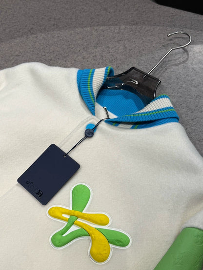 Louis Vuitton Cartoon Character Varsity Jacket-yf