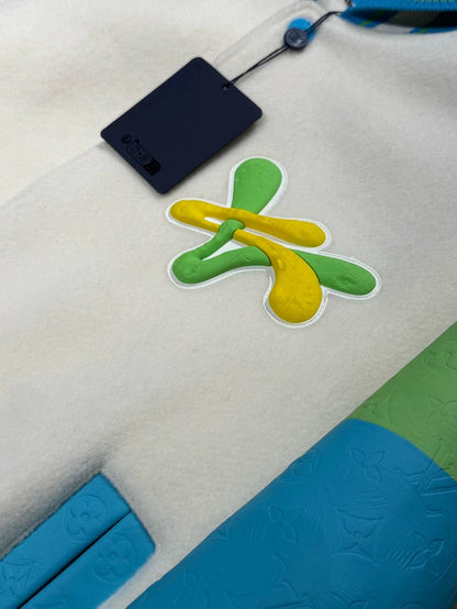 Louis Vuitton Cartoon Character Varsity Jacket-yf