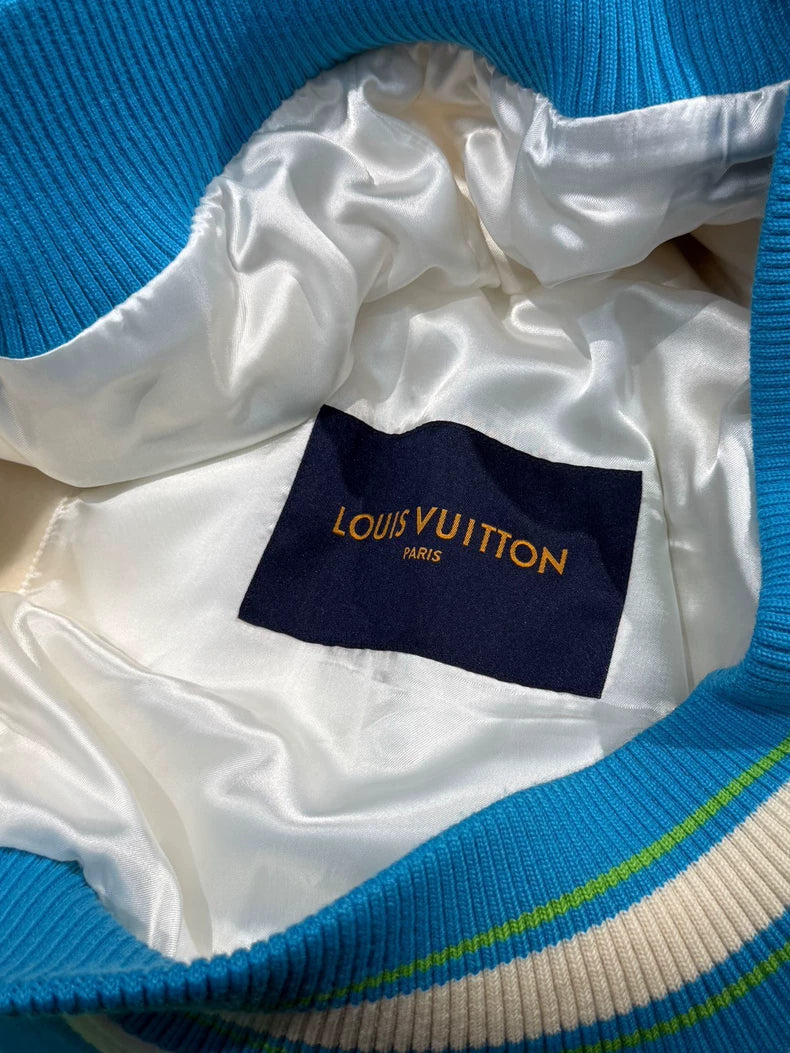 Louis Vuitton Cartoon Character Varsity Jacket-yf