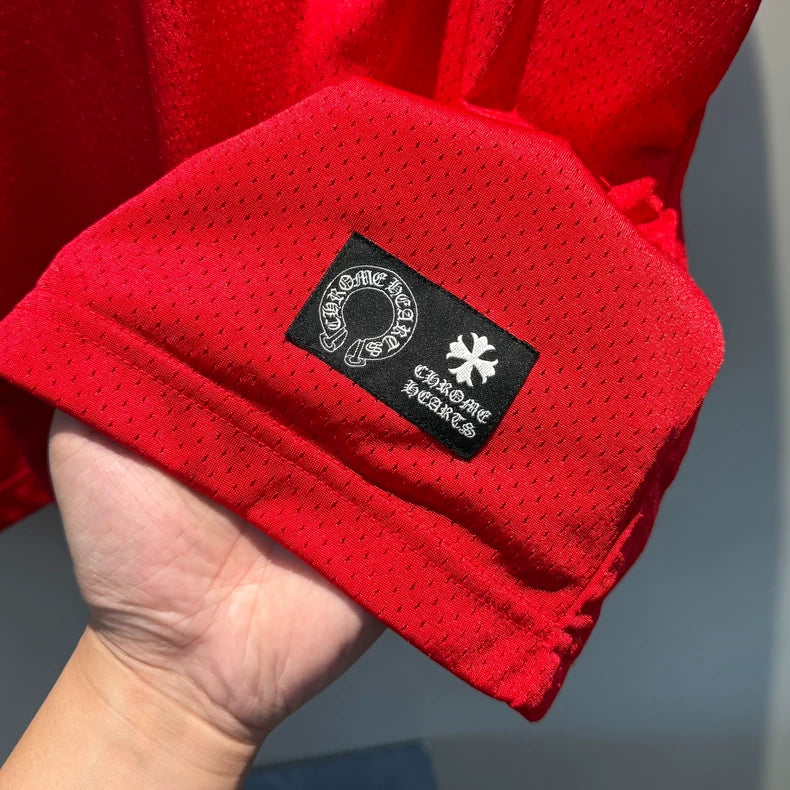 Chrome Hearts x Matty Boy Red Mesh Jersey-yf