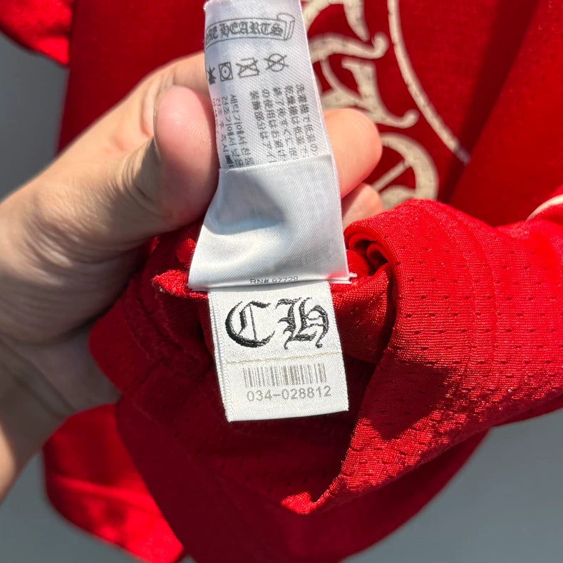 Chrome Hearts x Matty Boy Red Mesh Jersey-yf