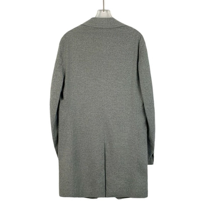 Gray Cashmere Long Sleeve Blazer Jacket