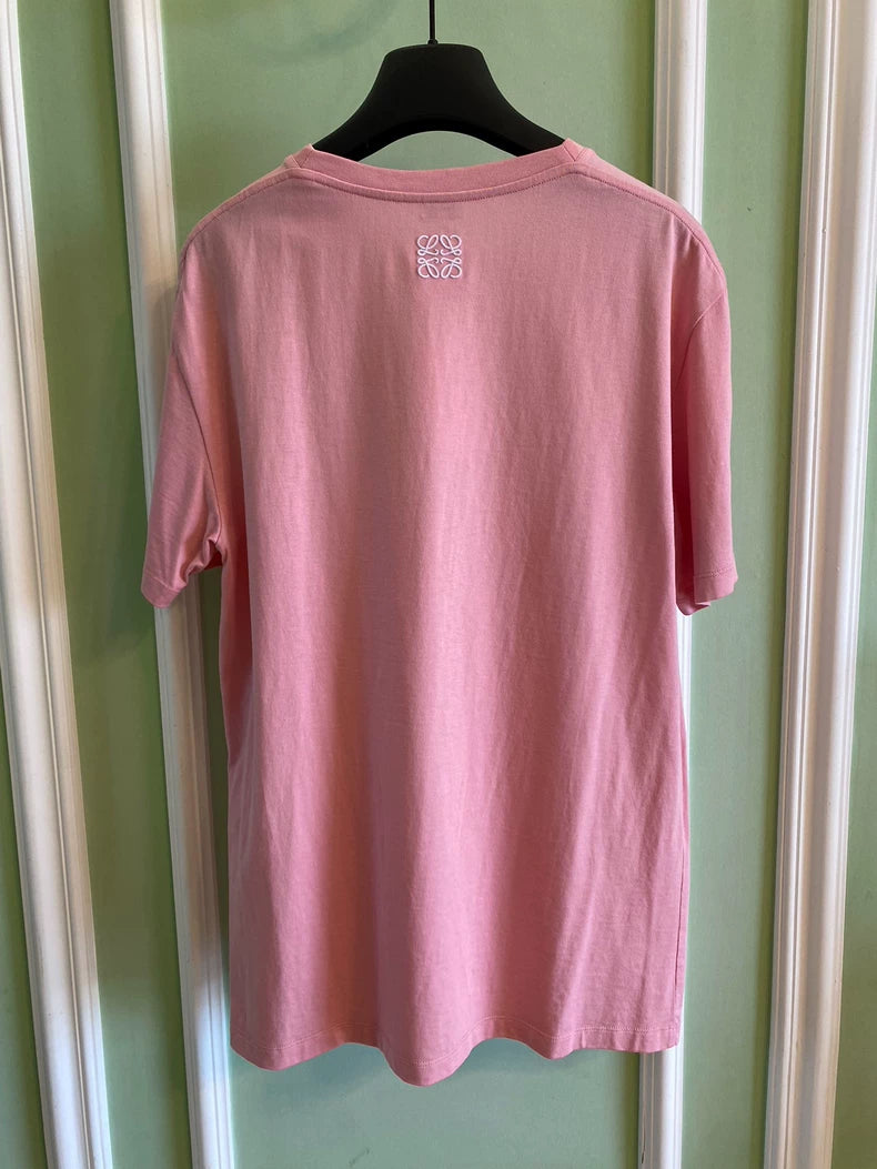 Loewe Cartoon Rabbit Print Short-Sleeve T-Shirt-yf