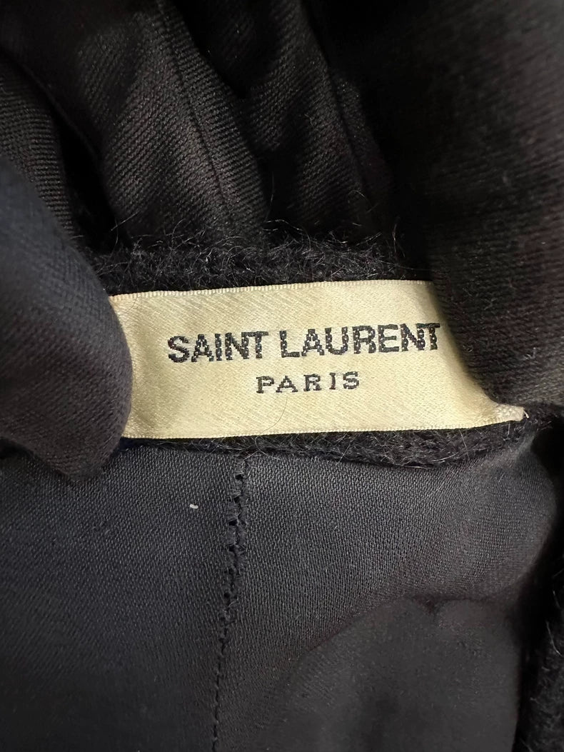 Black Mohair Cardigan from Saint Laurent