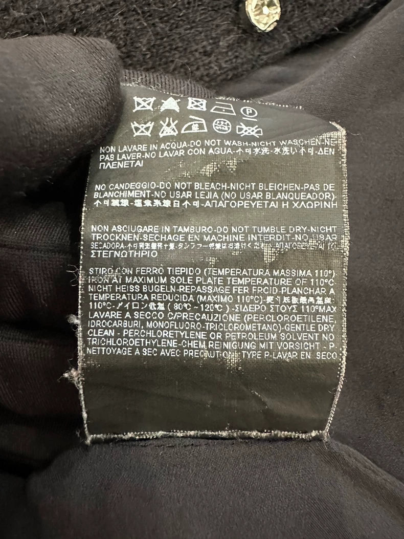 Black Mohair Cardigan from Saint Laurent